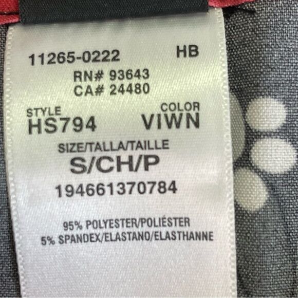 Heart Soul Disney Villains Who Needs You Print Scrub Top - Picture 14 of 15